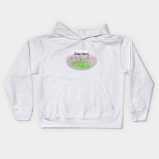 Amantaní Island travel, beach, sea and palm trees. Holidays and rest, summer and relaxation Kids Hoodie